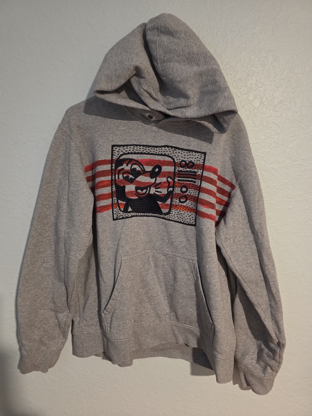 Coach x Disney Mickey Mouse x Keith Haring Gray Pullover Hoodie